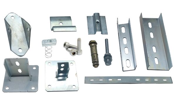 Solar structure mounting accessories and hardware