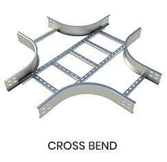 Cable tray cross bend junction